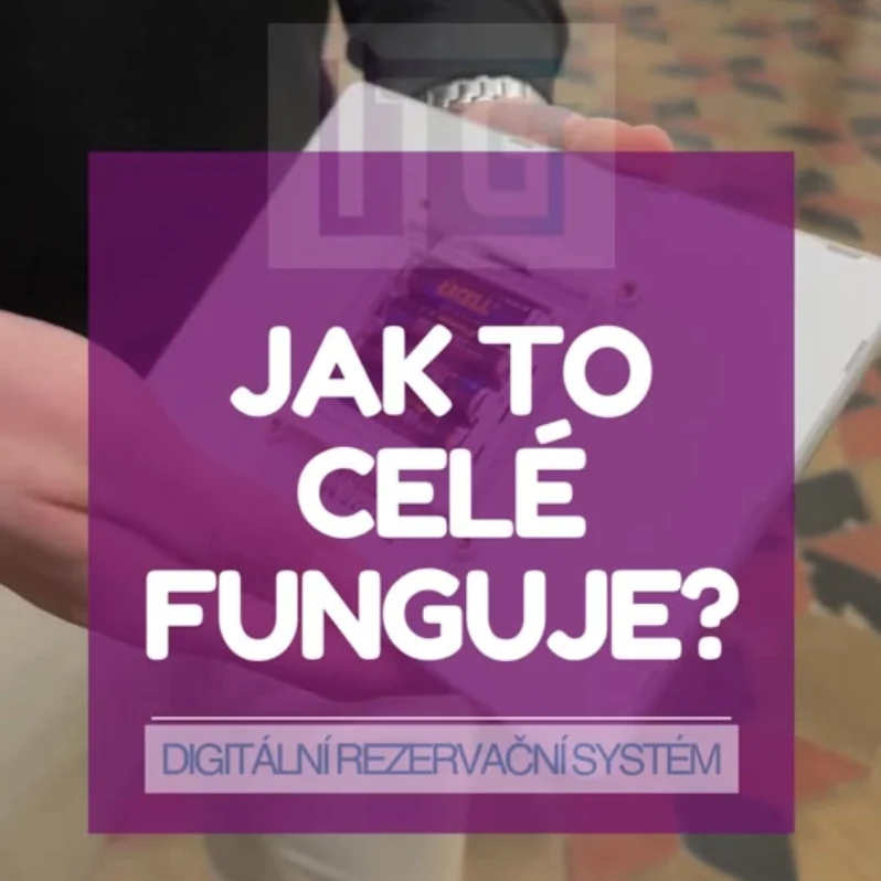 Náhled studentského projektu digitálního rezervačního systému.
