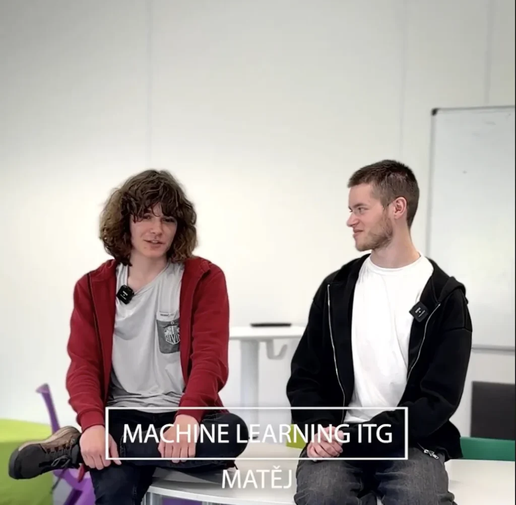 Rozhovor o maturitním projektu Machine Learning.