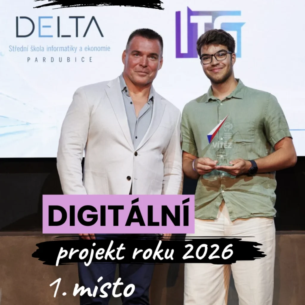 Předání ocenění za Digitální projekt roku 2026.