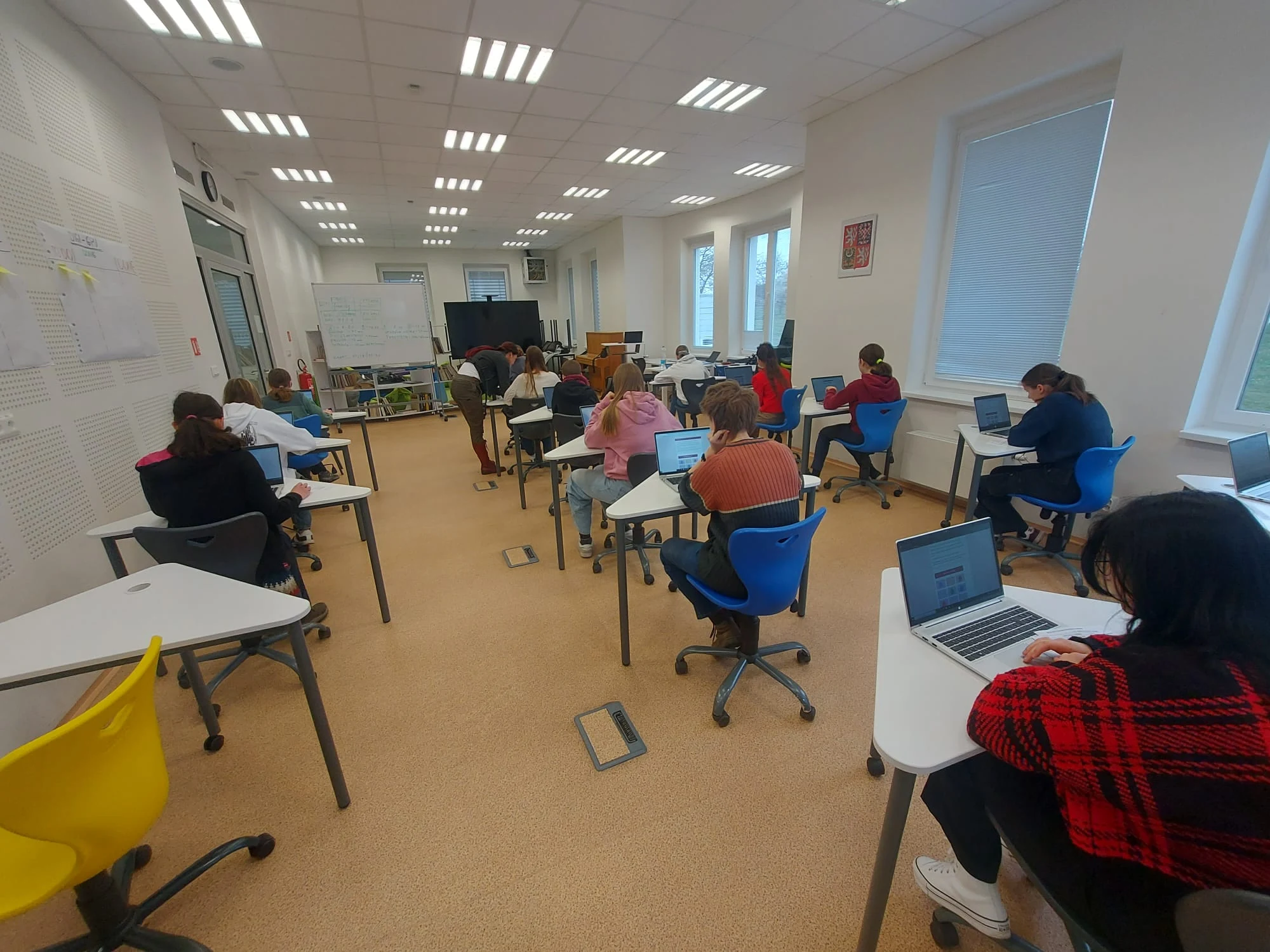 The atmosphere during the ITG entrance examination