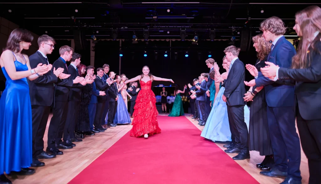 ITG graduation ball · students during the ceremonial entrance